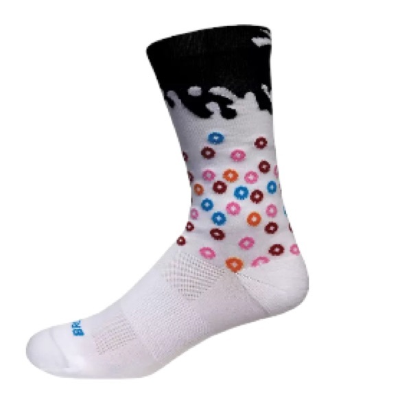 Brooks Unisex' Tempo Knit Run Crew Socks - Picture 2 of 2